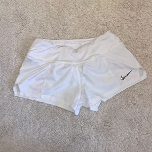 White XS Woman Nike Dry Fit Running Shorts